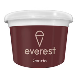 EF 120MLx24 CHOC-A-LOT SPOON IN LID DIXIE