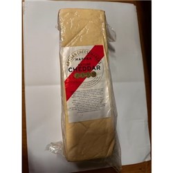 MAFFRA 2.4KG R/W MATURE CHEDDAR CHEESE UNWAXED LOAF