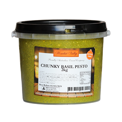 WOM 2KG CHUNKY BASIL PESTO