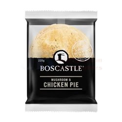 BOSCASTLE 220G X 6 CHICKEN & MUSHROOM PIE