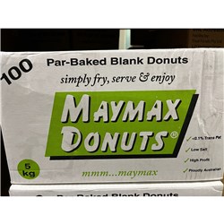 MAYMAX 45Gx100 FROZEN PAR BAKED BLANK DONUTS*