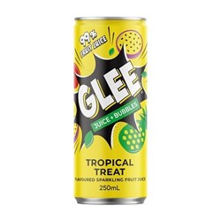 GLEE 24x250ML TROPICAL TREAT FRUIT DRINK