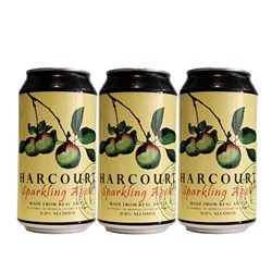HARCOURT 24 X 375ML SPARKLING APPLE JUICE