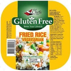 ALLIED CHEFS 200G X 24 FRIED RICE VEGETARIAN G/F