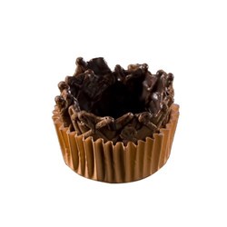 LRN 4GX120 SMALL CHOCOLATE WAFFLE BASKETS*