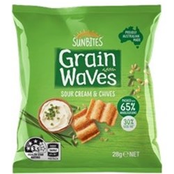 GRAINWAVES 28Gx21 SOUR CREAM AND CHIVES