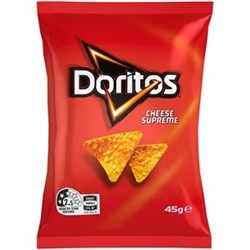DORITOS 45G x 18 CHEESE SUPREME*