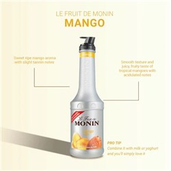 MONIN 4x1L MANGO FRUIT PUREE*