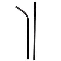 FPA STRAWS PAPER FLEXI PLAIN BLACK 210MM X 2500