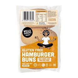 WELL&GOOD 75Gx3x8PK GLUTEN FREE HAMBURGER BUN