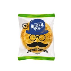 NAT PIES 16x180G CURRIED CHICKEN