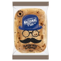 NAT PIES 16x180G CLASSIC BEEF AND PEPPER