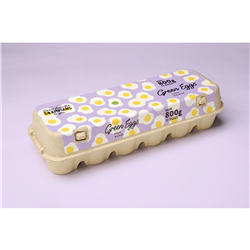 GREEN EGGS 600GX12 PRE PACK RETAIL RECT FREE RANGE