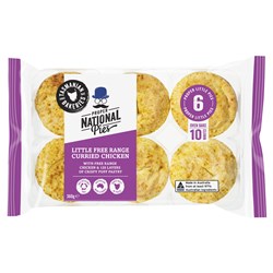 NAT PROPER LITTLE PIE 60Gx36 CURRIED CHICKEN*