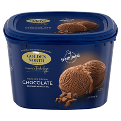 GOLDEN NORTH 6x2LT CHOCOLATE ICE CREAM