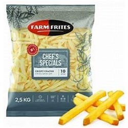FARM FRITES FRIES 6X2KG 10MM SKIN ON