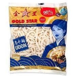 GOLD STAR 500G UDON NOODLE FROZEN*