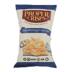 PROPER CRISPS 150Gx12 MARLBOROUGH SEA SALT