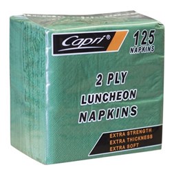FPA 2000 X 2PLY QTR FOLD GREEN LUNCH NAPKIN 