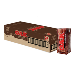 OAK 24 X 200ML CHOCOLATE UHT MILK