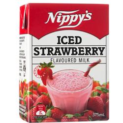 NIPPYS 375ML x 24 STRAWBERRY MILK*