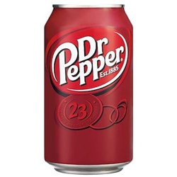 DR PEPPER 355ML X 12 USA CAN*