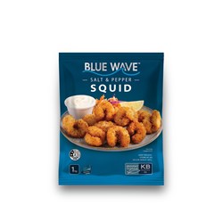 BLUE WAVE 1KG SALT & PEPPER SQUID*