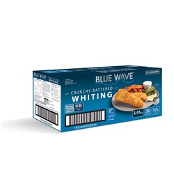 BLUE WAVE 3.45KG CRUNCHY BATTERED WHITING 115G