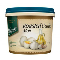 WOODS 2.2KG ROASTED GARLIC AIOLI