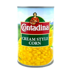 CONTADINA 425G CREAMED CORN 