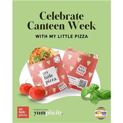 MY LITTLE PIZZA GREASE PROOF BAG (20CMX20CM)50PCS