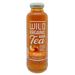 WILD ONE 360ML X 12 WILD ORGANIC ICED TEA PEACH