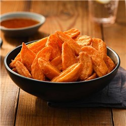 EDGELL 1.1KGx6 SWEET POTATO CRINKLE CUT WEDGES 