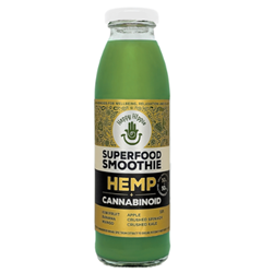 HAPPY HIPPIE 350ML X 12 HEMP CANNABINOID SMOOTHIE