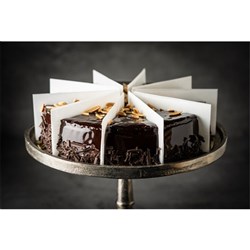 LOOMAS 10 CUT VEGAN CHOC MUD CAKE GF 8IN