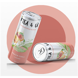 ITEA 250MLx24 PEACH CHILL SPARKLING TEA*