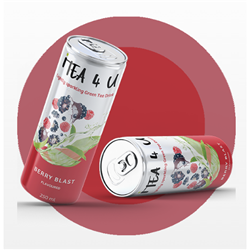 ITEA 250MLx24 BERRY BLAST SPARKLING TEA 