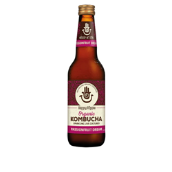HAPPY HIPPIE 330ML x 12 PASSIONFRUIT KOMBUCHA