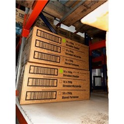 ALBA 16 x 250G SHREDDED TASTY CHEESE