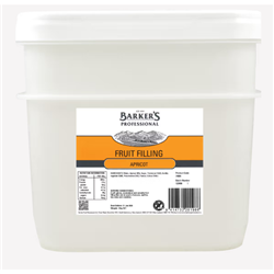 BARKER'S 12KG APRICOT FRUIT FILLING
