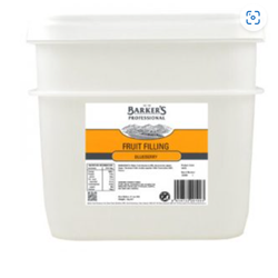 BARKER'S 4.5KG BLUEBERRY PATISSERIE FILLING