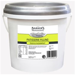 BARKER'S 12KG PEACH & PASSIONFRUIT FILLING
