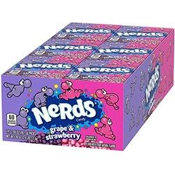 WONKA NERDS GRAPE & STRAW 46G X 24*