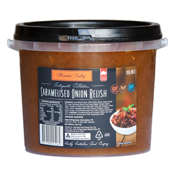 WOM 2KG GF CARAMELISED ONION RELISH