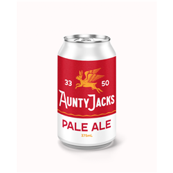 AUNTY JACKS 375MLx24 4.8% PALE ALE