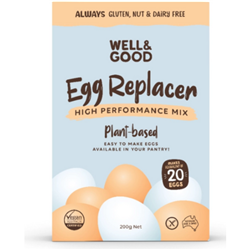 WELL&GOOD 5KG VEGAN HIGH PERFORM EGG REPLACER*