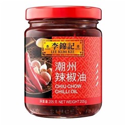 LKK-CHIU CHOW CHILLI OIL 205GM X 6*