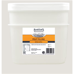 BARKER'S 12KG SPICED APPLE FRUIT FILLING