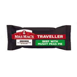 MRS 160G X 24 BEEF & MUSHY PEAS TRAVELLER