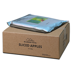 BROOKVALE FARMS 3.2KG SLICED APPLE POUCH